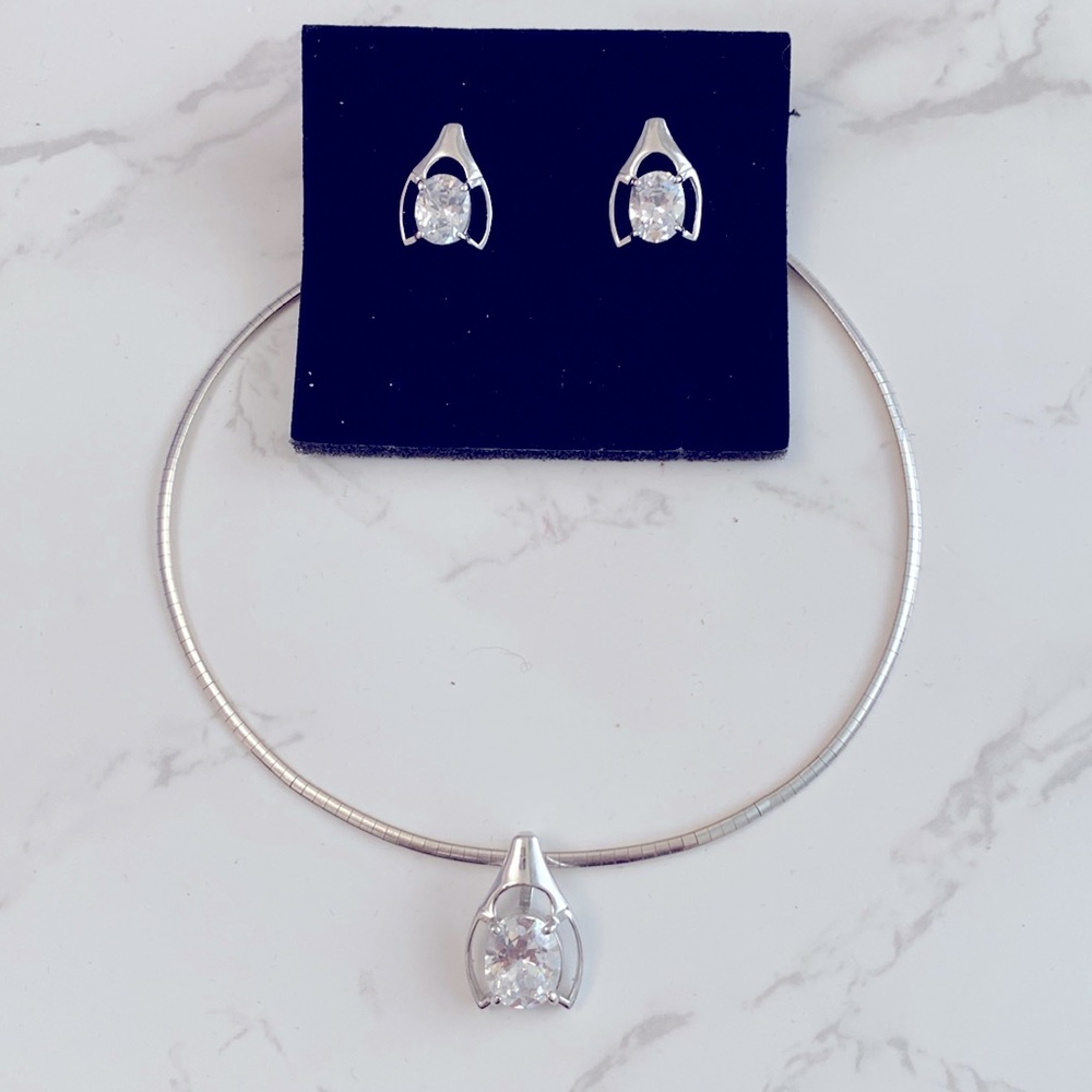 Set of Pendant and Earrings. Made in Spain